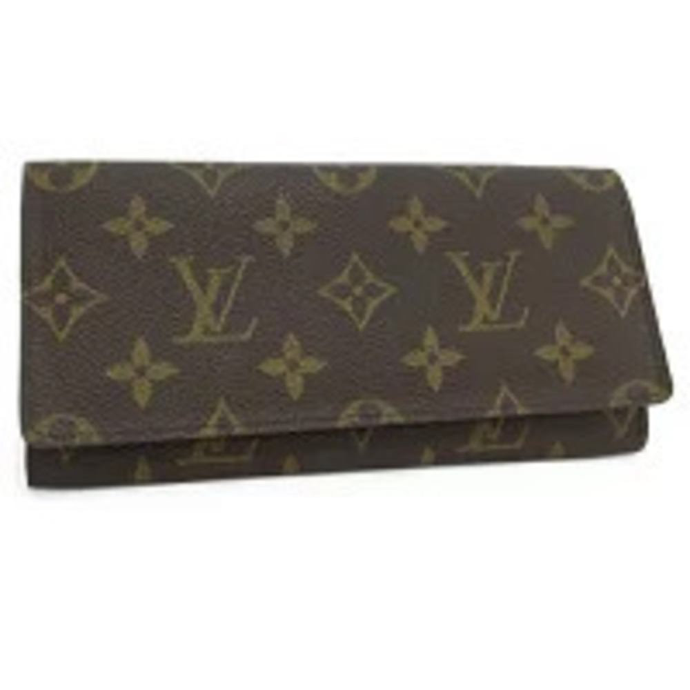 LOUIS VUITTON Bi fold Long Wallet Billfold Portefeuille Cartes Credit Monogram